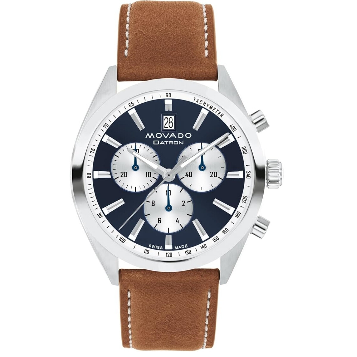 MOVADO HOMBRE HERITAGE , CRONOGRAFO , CALENDARIO FECHADOR , MOVIMIENTO SUIZO , DOS AÑOS DE GRANTIA 
