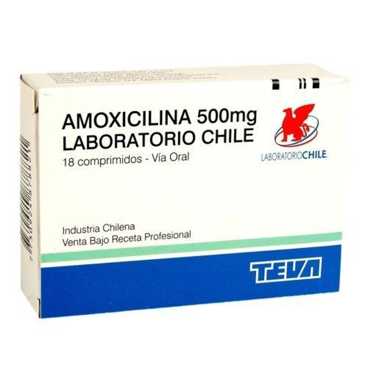 Amoxicilina 500mg 18 Comprimidos 