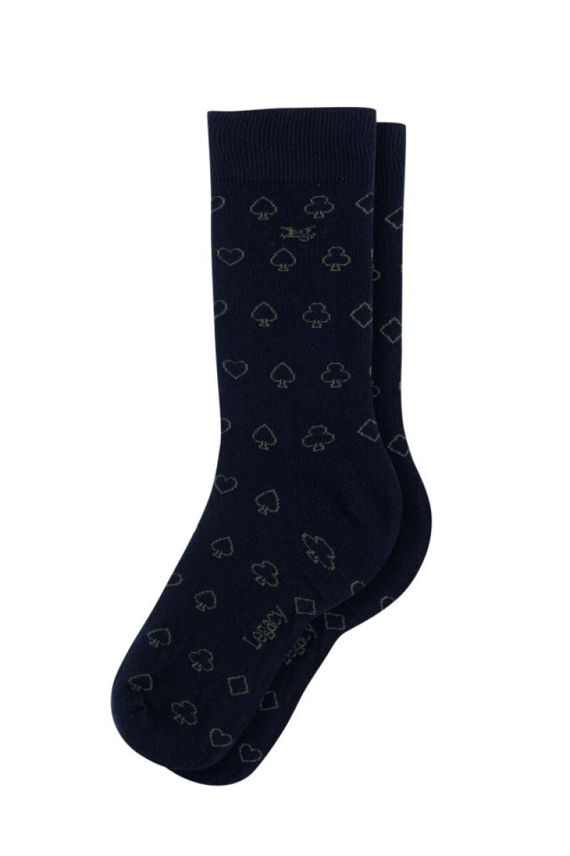 MEDIAS ESTAMPADAS - Azul 