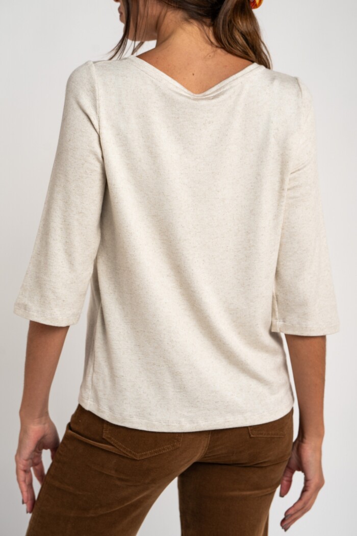 Remera Con Lino Arena