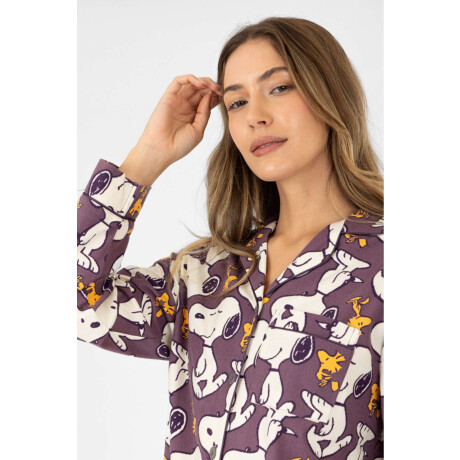 Pijama purple sn americano Lila