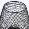 LAMPARA LED METAL NEGRO 14X19CM Unica