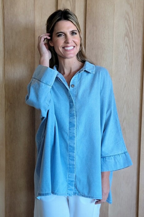 Camisa Tuna Denim Celeste