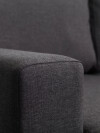 Sofá cama MARSLEV chaise longue gris osc Sofá cama MARSLEV chaise longue gris osc