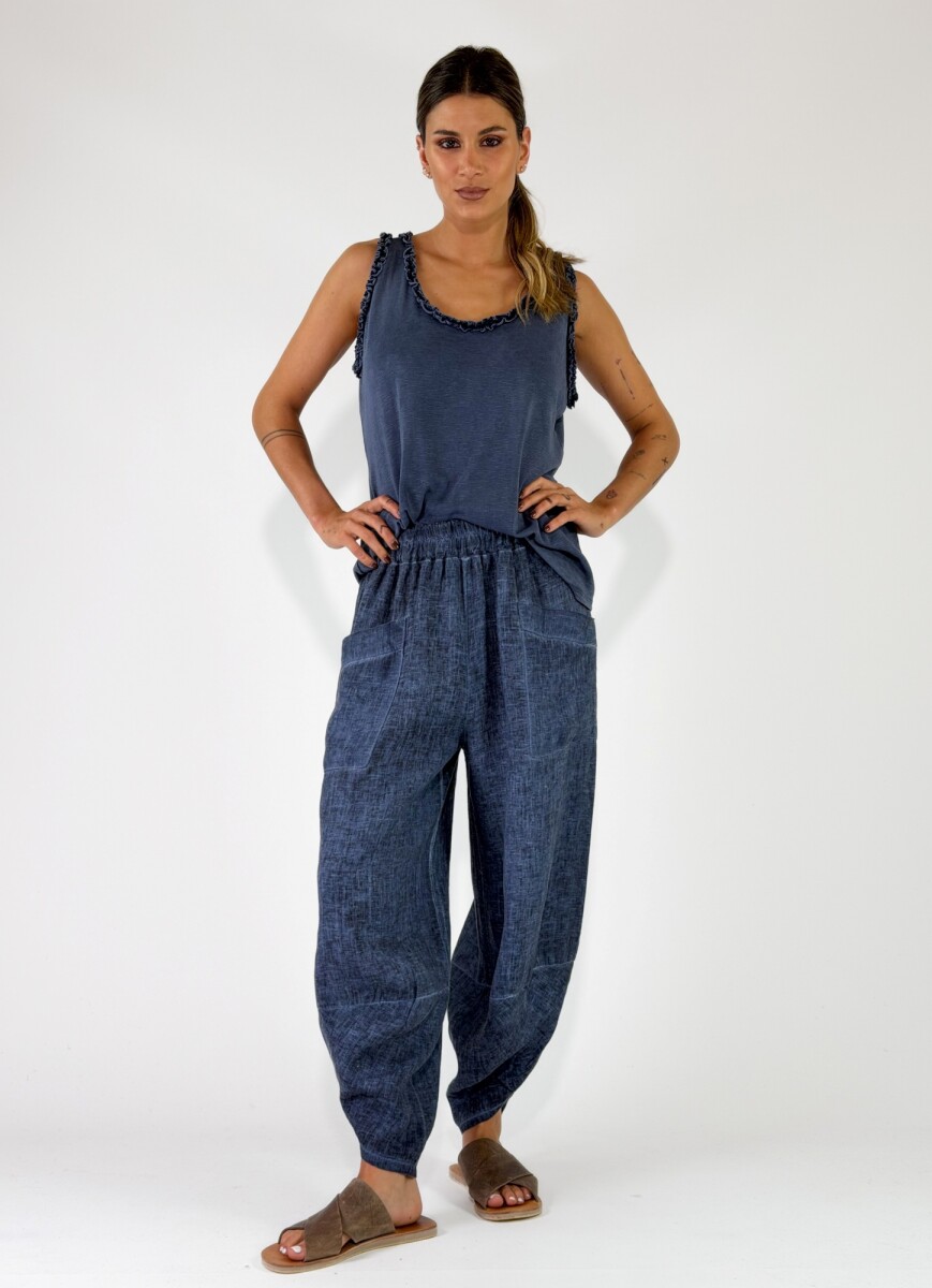 PANTALON BLANES - AZUL 