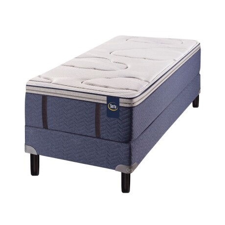 Conjunto Sommier Pensilvania - 1 Plaza 0.90 x 1.90