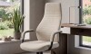 Silla de oficina Negra 2 Posiciones - Podium Gris Claro