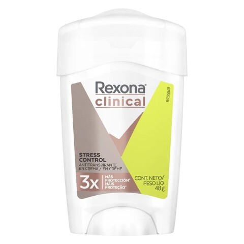 Antitranspirante en Barra Rexona Clinical Femme Stress Control 48 g Antitranspirante en Barra Rexona Clinical Femme Stress Control 48 g