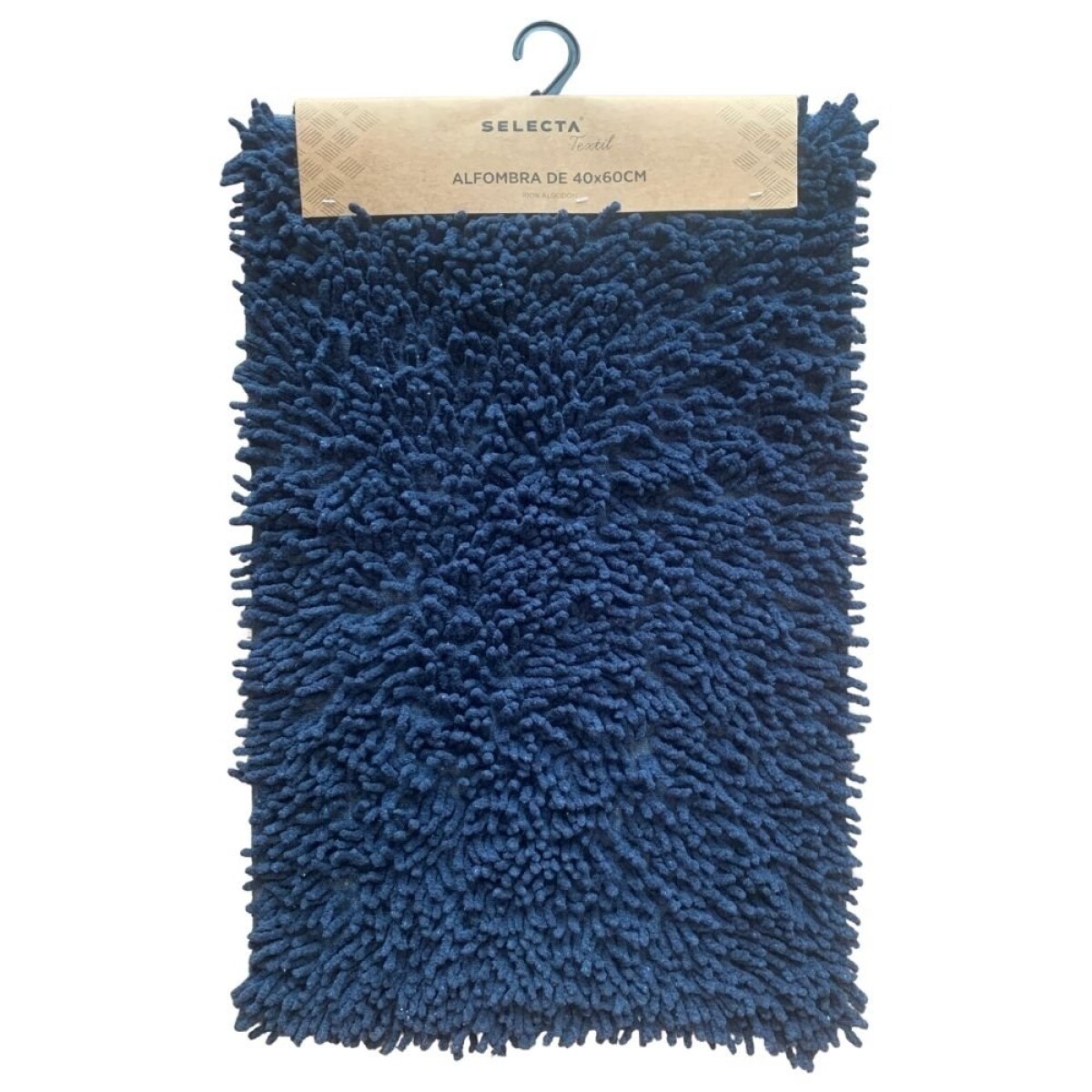 ALFOMBRA SHAGGY AZUL. 40x60CM 