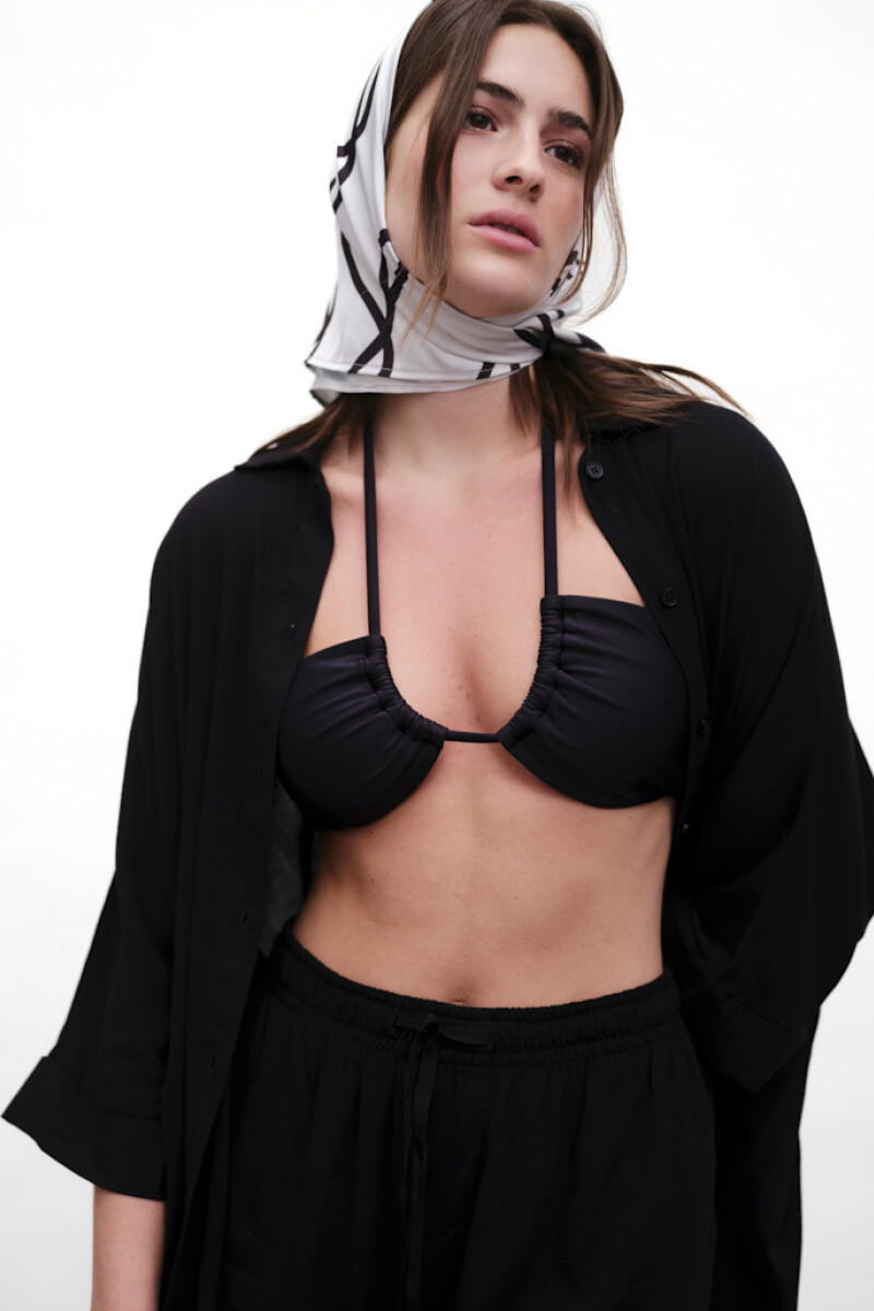 Pañuelo Seda - Negro