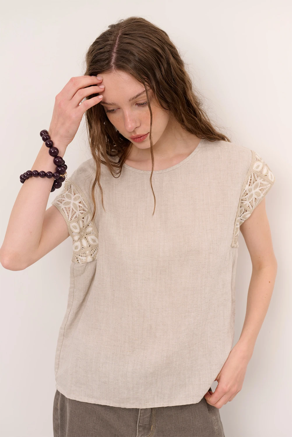 BLUSA LINO CROCHET
