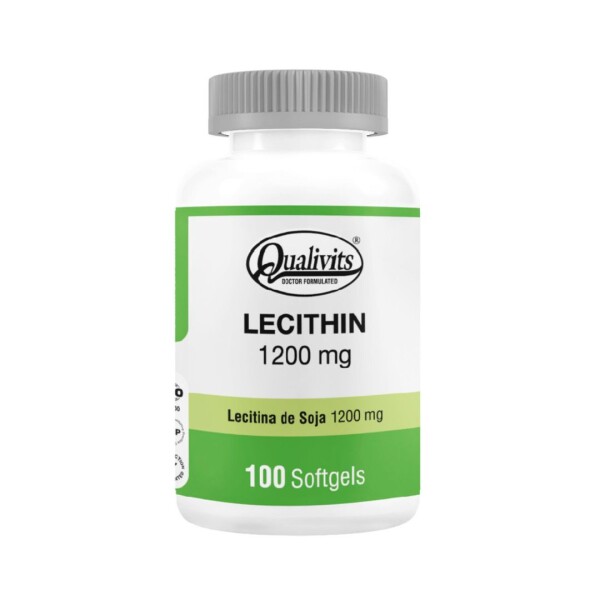 Lecithin 1200 mg. (Lecitina de Soja) Cápsulas Blandas - Qualivits Lecithin 1200 mg. (Lecitina de Soja) Cápsulas Blandas - Qualivits