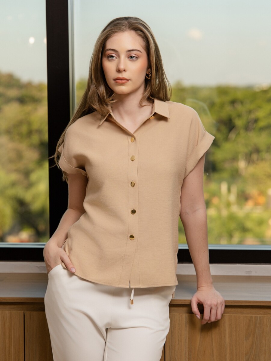 Camisa Mangas Japonesa. - Negro 