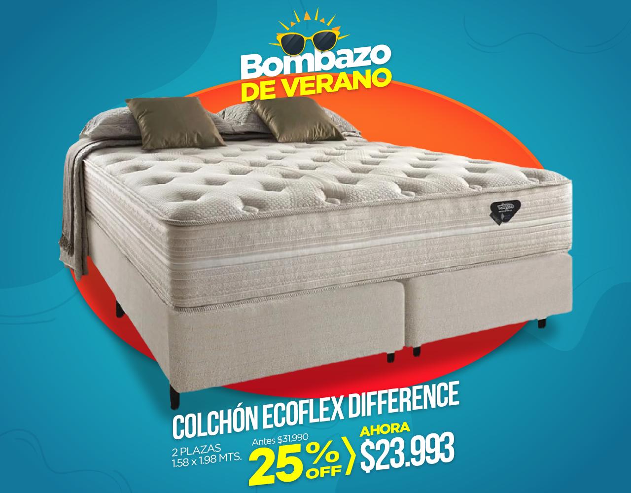 Bombazo de Verano Colchones