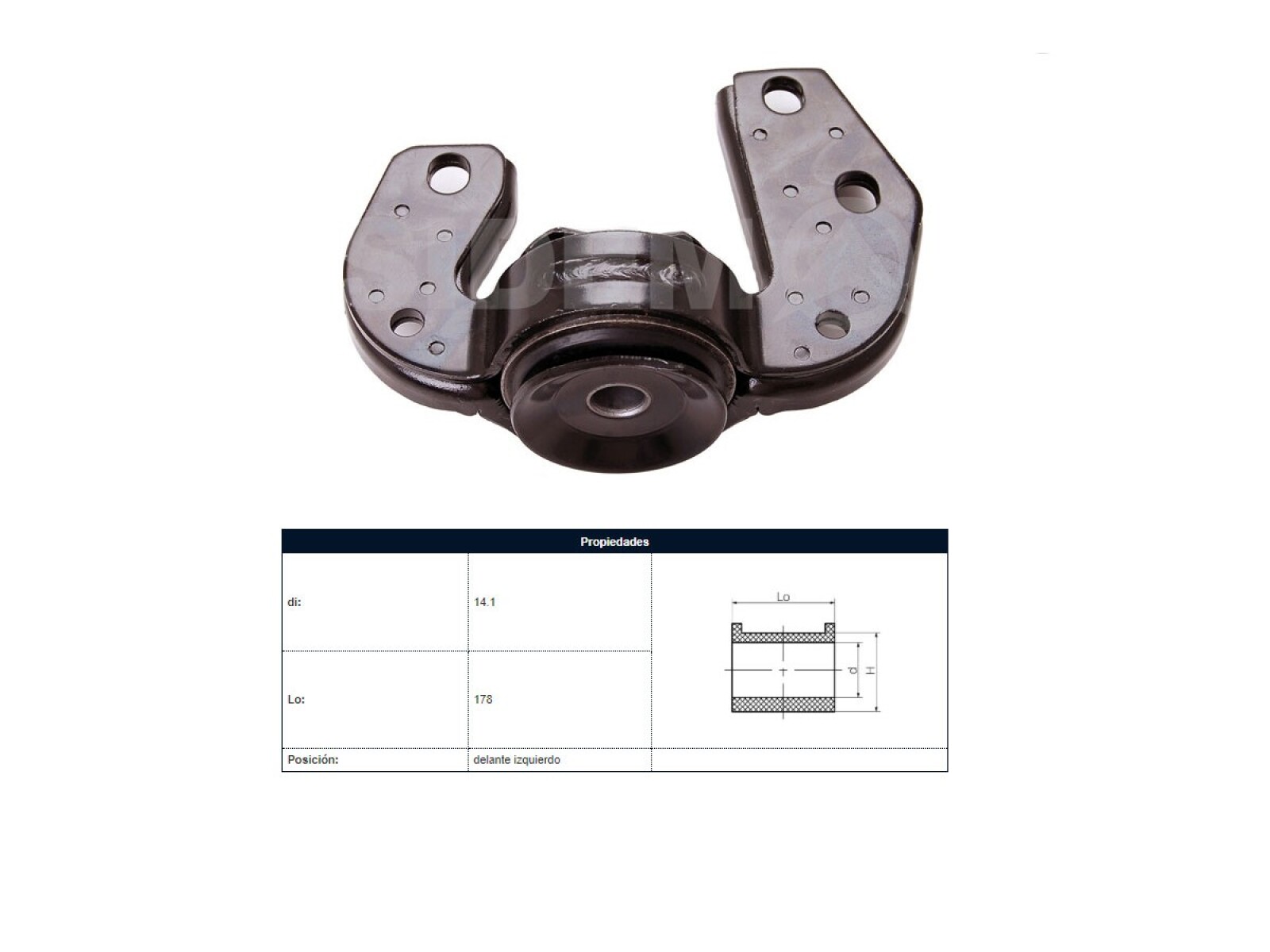 Soporte Barra Tensora Chev Corsa Combo/Celta/Corsa 95-16 Izq 