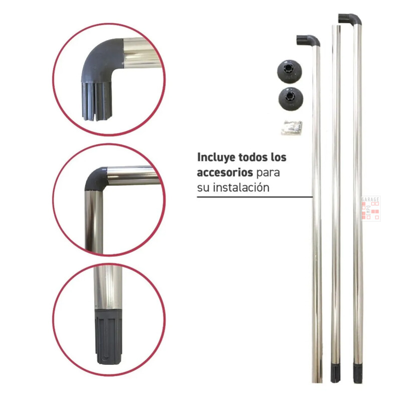 Barrote esquinero GRIS