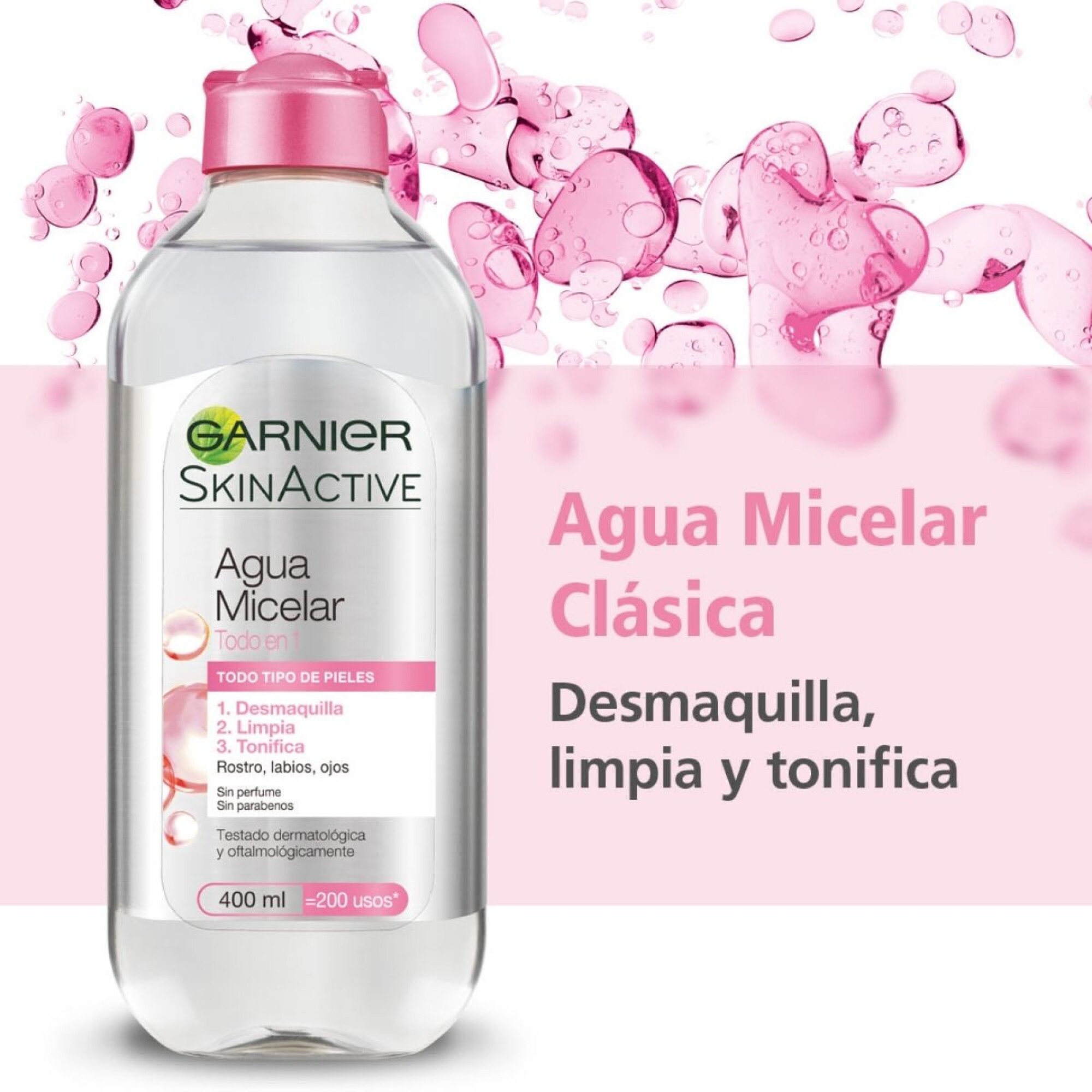 Combo Aguas Micelares Garnier Skin Active 4u