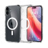 Spigen Funda Crystal Hybrid MagFit iPhone 16 - White Spigen Funda Crystal Hybrid MagFit iPhone 16 - White