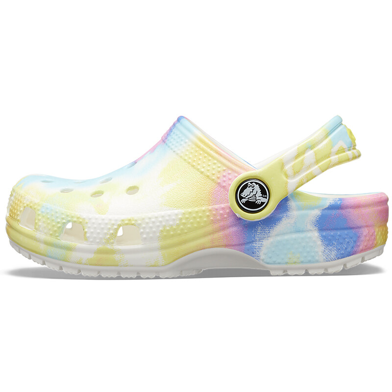 Crocs Classic TieDye Kids Blanco