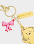 Llavero Metal Llavero Y Charm Metálico De Perrito - Dorado