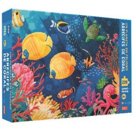 ARRECIFES DE CORAL. UN PLANETA EN PELIGRO. LIBRO PUZLE ARRECIFES DE CORAL. UN PLANETA EN PELIGRO. LIBRO PUZLE