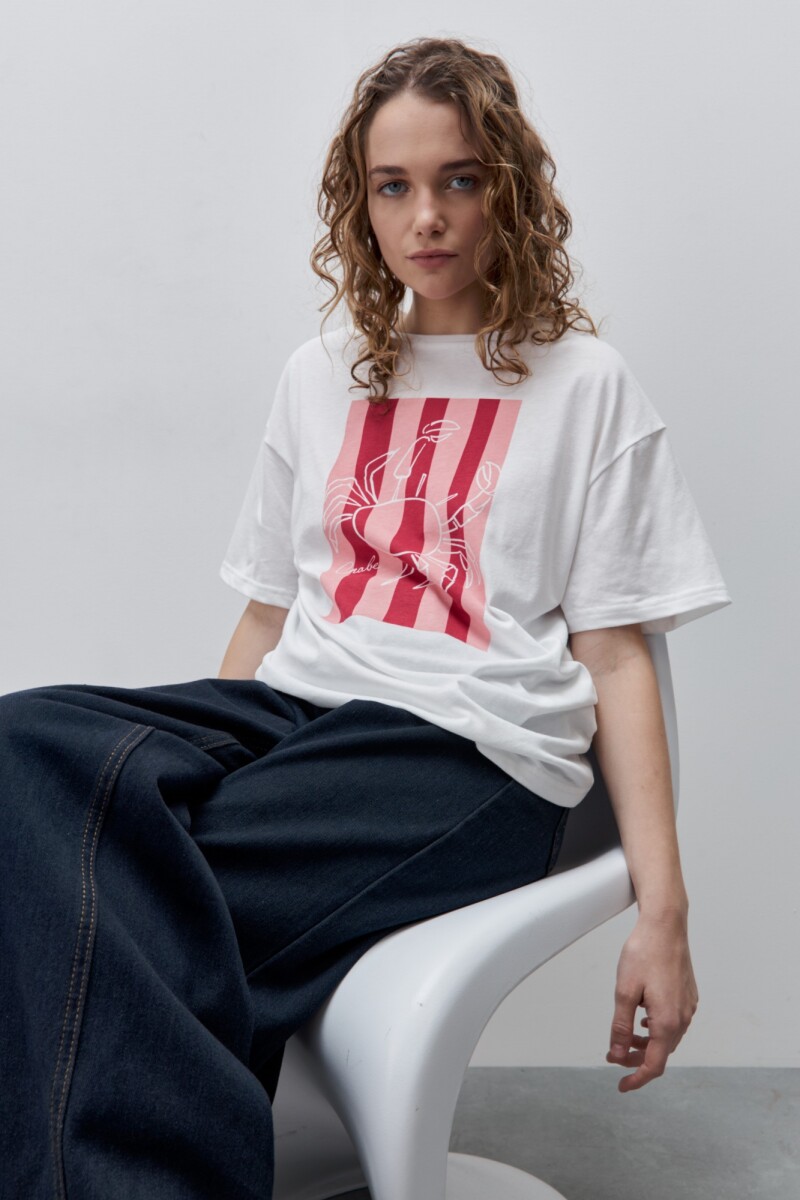 REMERA CRABY Blanco