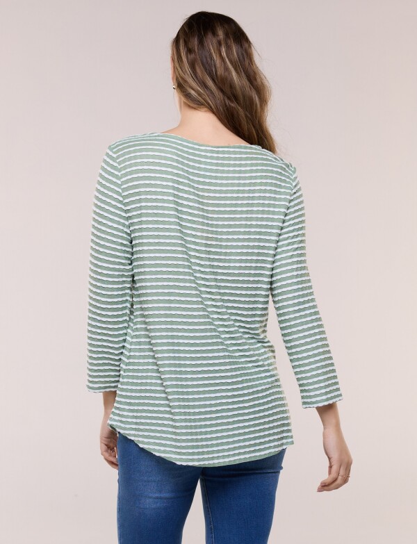 Blusa Marinera Manga 3/4 VERDE