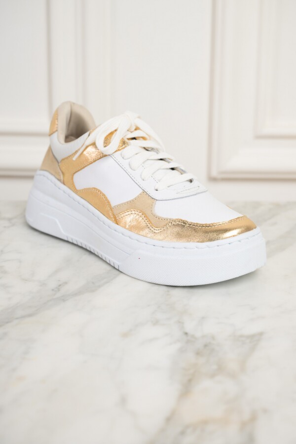 Zapatilla Combinada Blanco