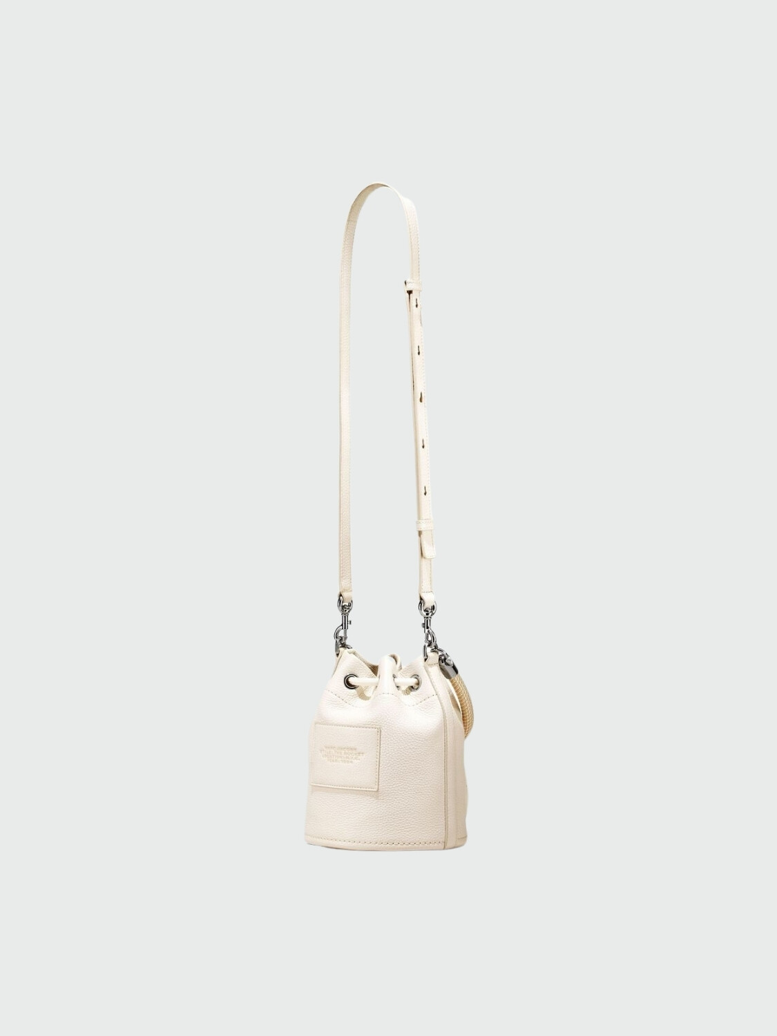 MARC JACOBS -THE LEATHER BUCKET BAG Blanco