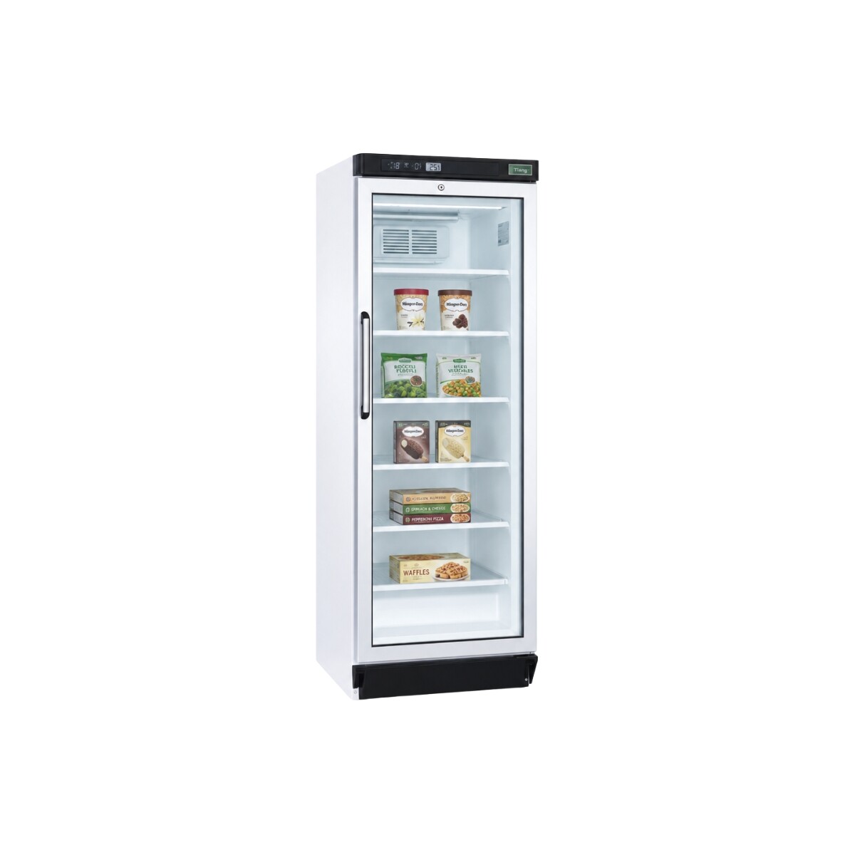 Freezer Exhibidor sin Cenefa de Vidrio 1 Puerta 300 Litros 