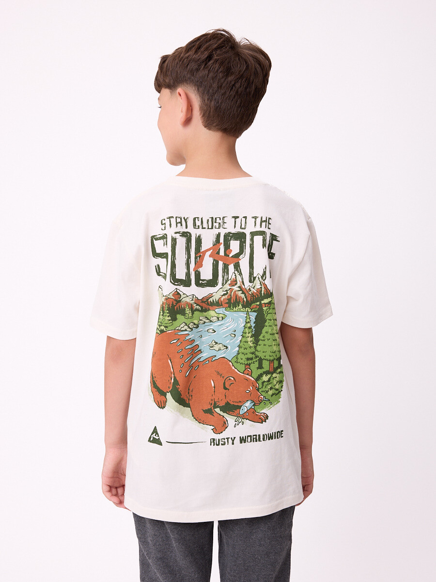 T-SHIRT PORTBO TEEN RUSTY - Crudo 