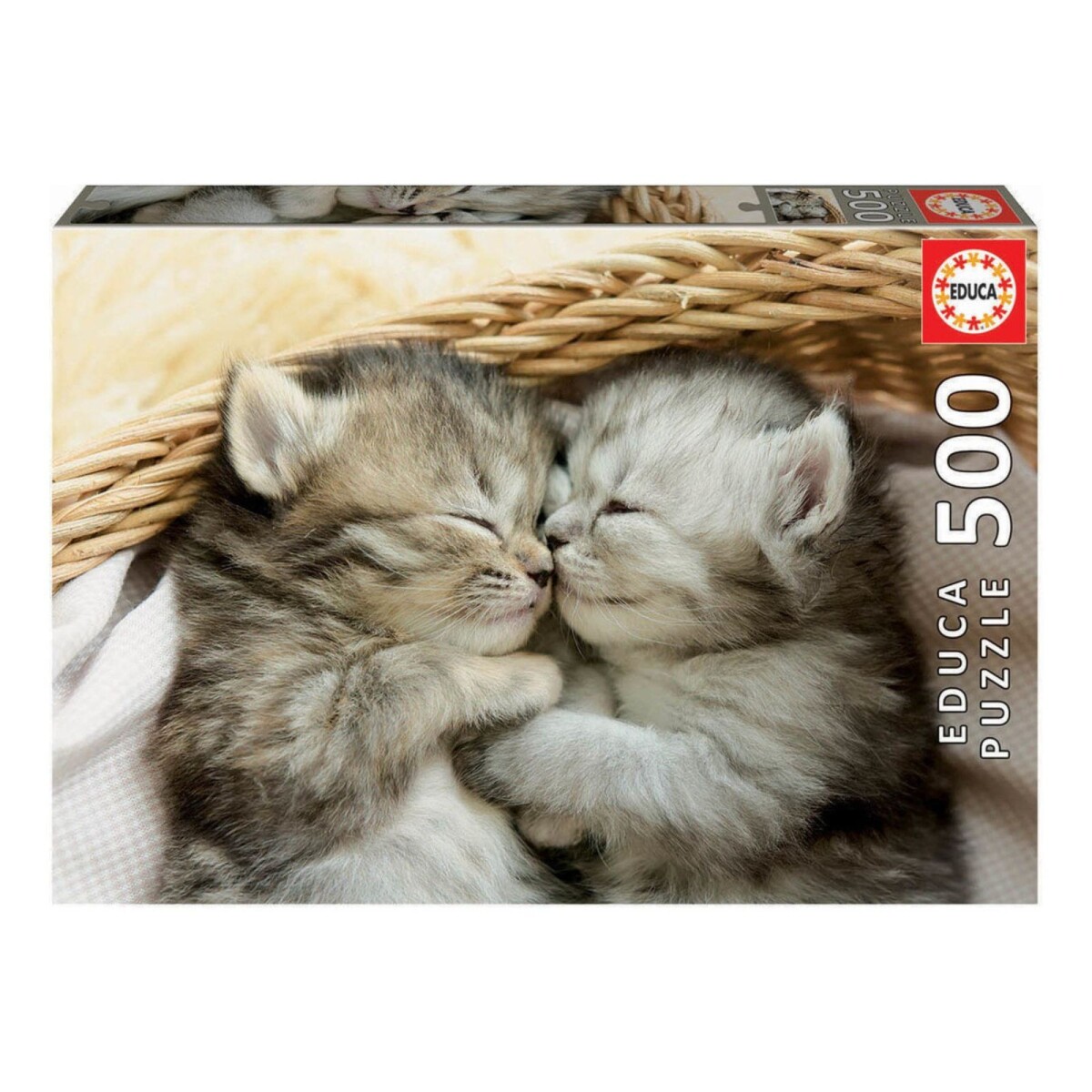 Puzzle Educa Rompecabeza Dulces Gatitos Durmiendo 500 Piezas — Atrix