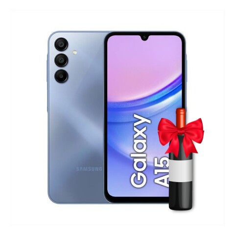 Celular Samsung A15 128GB, 4GB RAM Azul