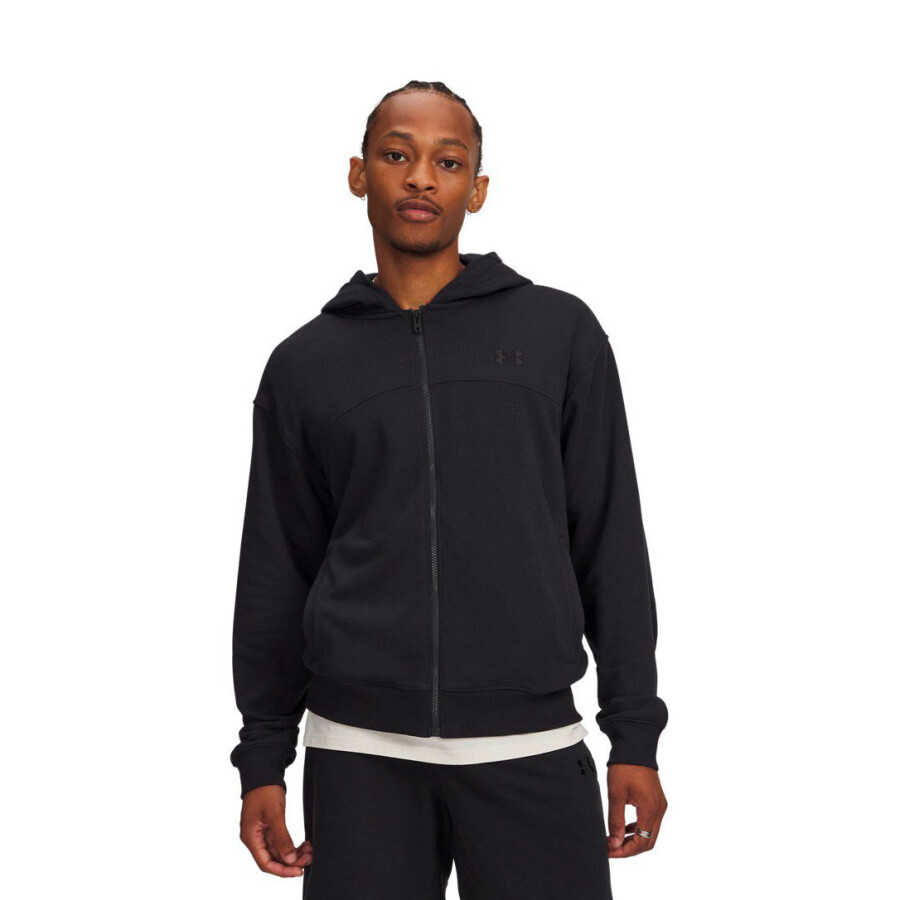 Campera de Hombre UNDER ARMOUR Rival Lw Fz Negro