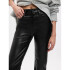 70S FLARE HR FAUX LEATHER BLACK LEATHER LOOK