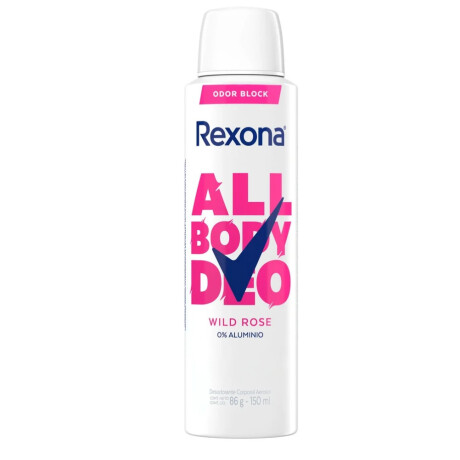 Desodorante en Aerosol Rexona Women All Body Deo Wild Rose 150ml Desodorante en Aerosol Rexona Women All Body Deo Wild Rose 150ml