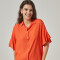 Camisa Korze Naranja Oscuro