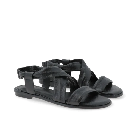 SANDALIAS VENET - CUERO BOLOGNA NEGRO