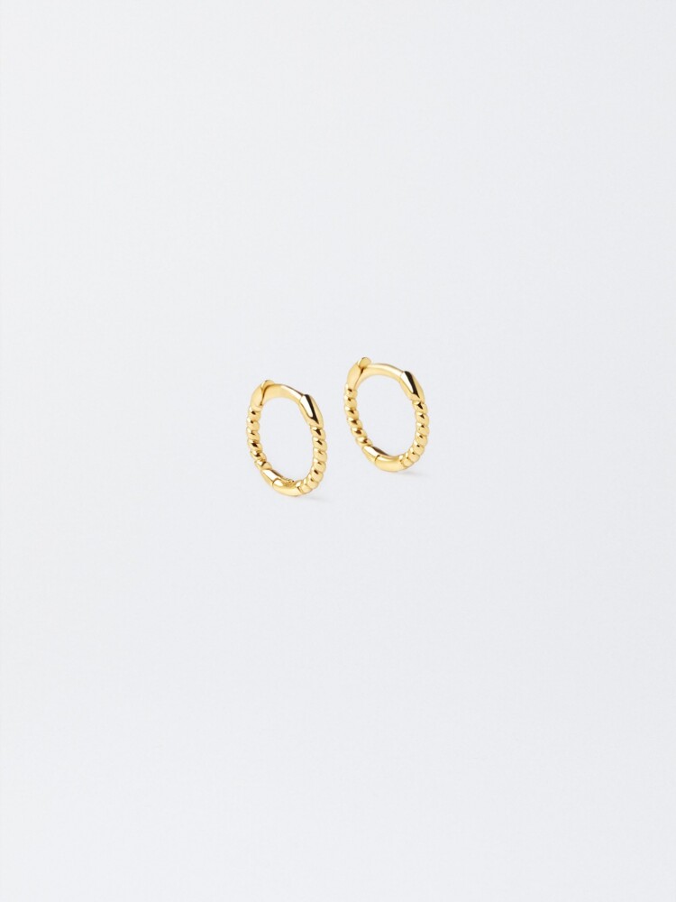 Pendientes De Aro De Plata 925 dorado
