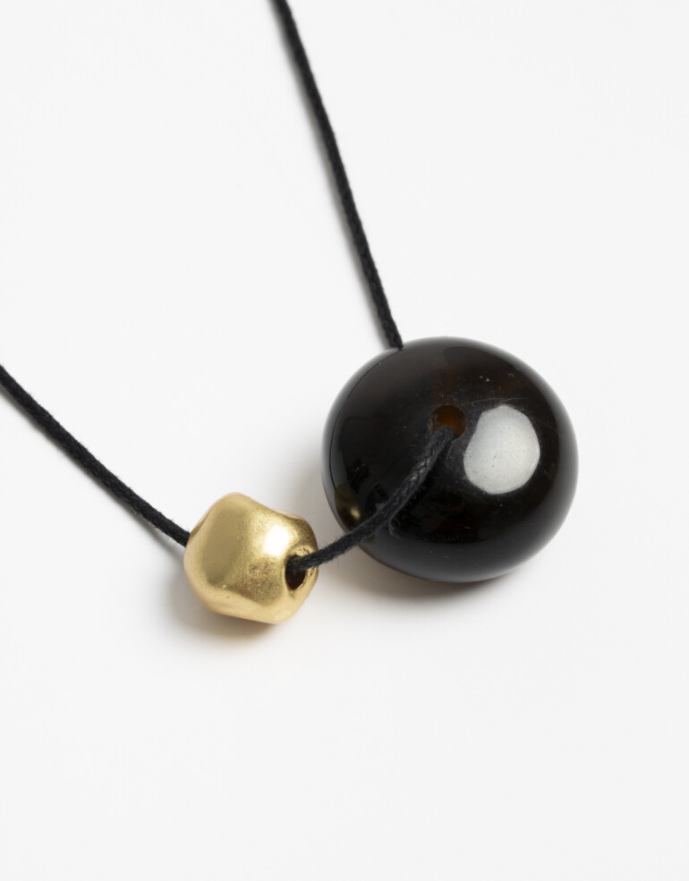 Collares Largos Resina Collar Largo Resina - Marron Carey