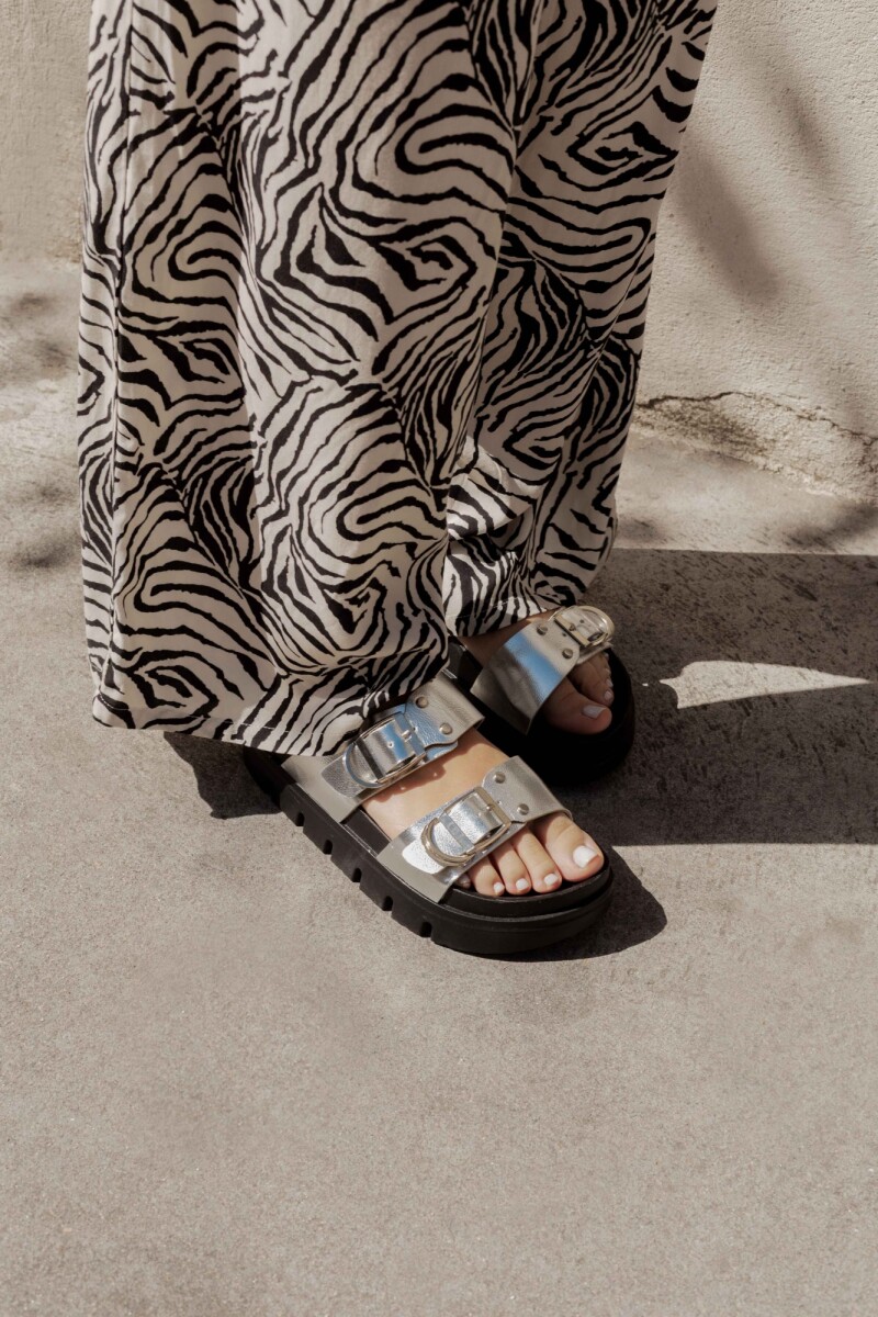 Sandalia Tamara Plateado