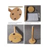 Soporte porta rollo papel de cocina de bambú Soporte porta rollo papel de cocina de bambú