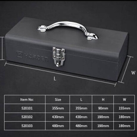 CAJA DE HERRAMIENTAS DE CHAPA (480 X 180 X 190 MM) N/a