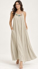 VESTIDO MALASIA BEIGE