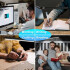Lampara Portátil Escritorio Articulada Led Morsa Arquitecto Variante Color Blanco