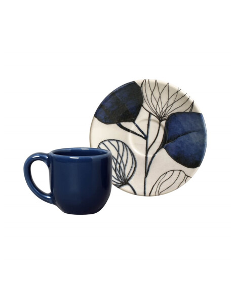 TAZA DE CAFE PLATINUM BLUE PORTO 112ML TAZA DE CAFE PLATINUM BLUE PORTO 112ML