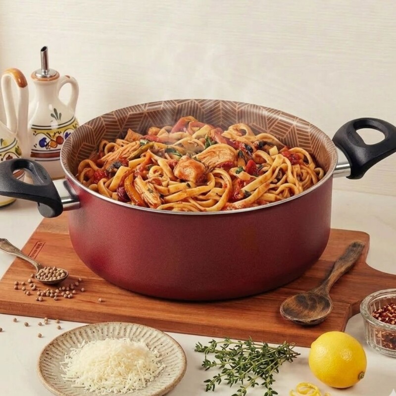 CACEROLA TRAMONTINA PARIS TAPA DE VIDRIO • 4,9L • 24cm CACEROLA TRAMONTINA PARIS TAPA DE VIDRIO • 4,9L • 24cm