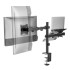 Soporte Brazo Doble Para Monitor Notebook Escritorio Brateck Variante Color Negro