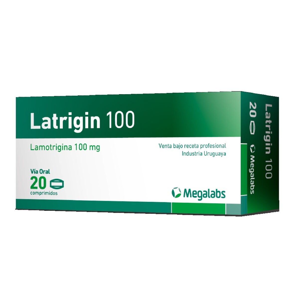 Latrigin 100 Mg. 20 Tabletas 