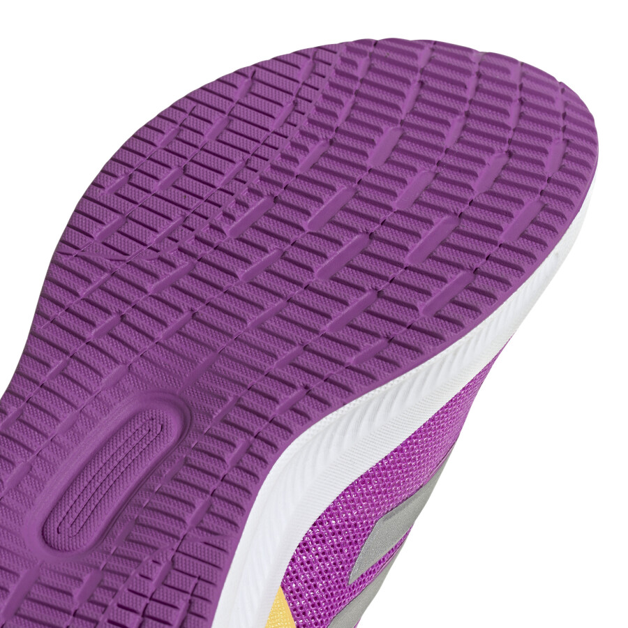 Championes de Niños Adidas Run Falcon 5 JRS Violeta - Plateado - Amarillo